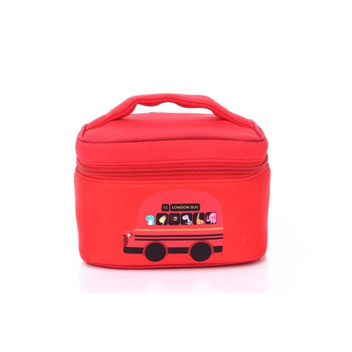 EQ Kids 3in1 Bus Large Backpack Set, KLB230210L - Red| Xcite