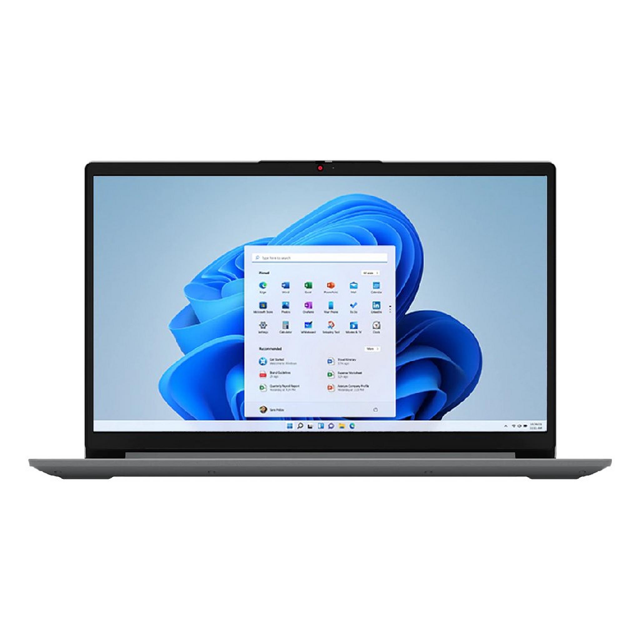 Lenovo IdeaPad Laptop, Intel Core i5, 15.6 inch, 8GB RAM, 512GB SSD, 12 Gen, Windows 11Home, Intel Graphics Iris Xe, 82QD004EAX – Grey