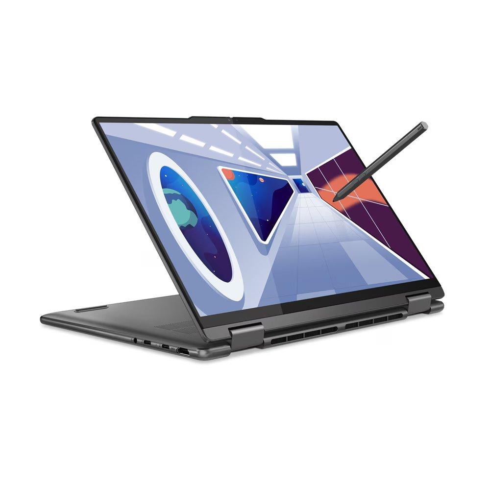 Lenovo Yoga 7 Convertible 2-in-1 Laptop, Intel Core i7, 16GB RAM, 1TB SSD, 14 inch, Integrated Intel Iris Xe Graphics, Windows 11 Home, 82YL004QAX - Gray