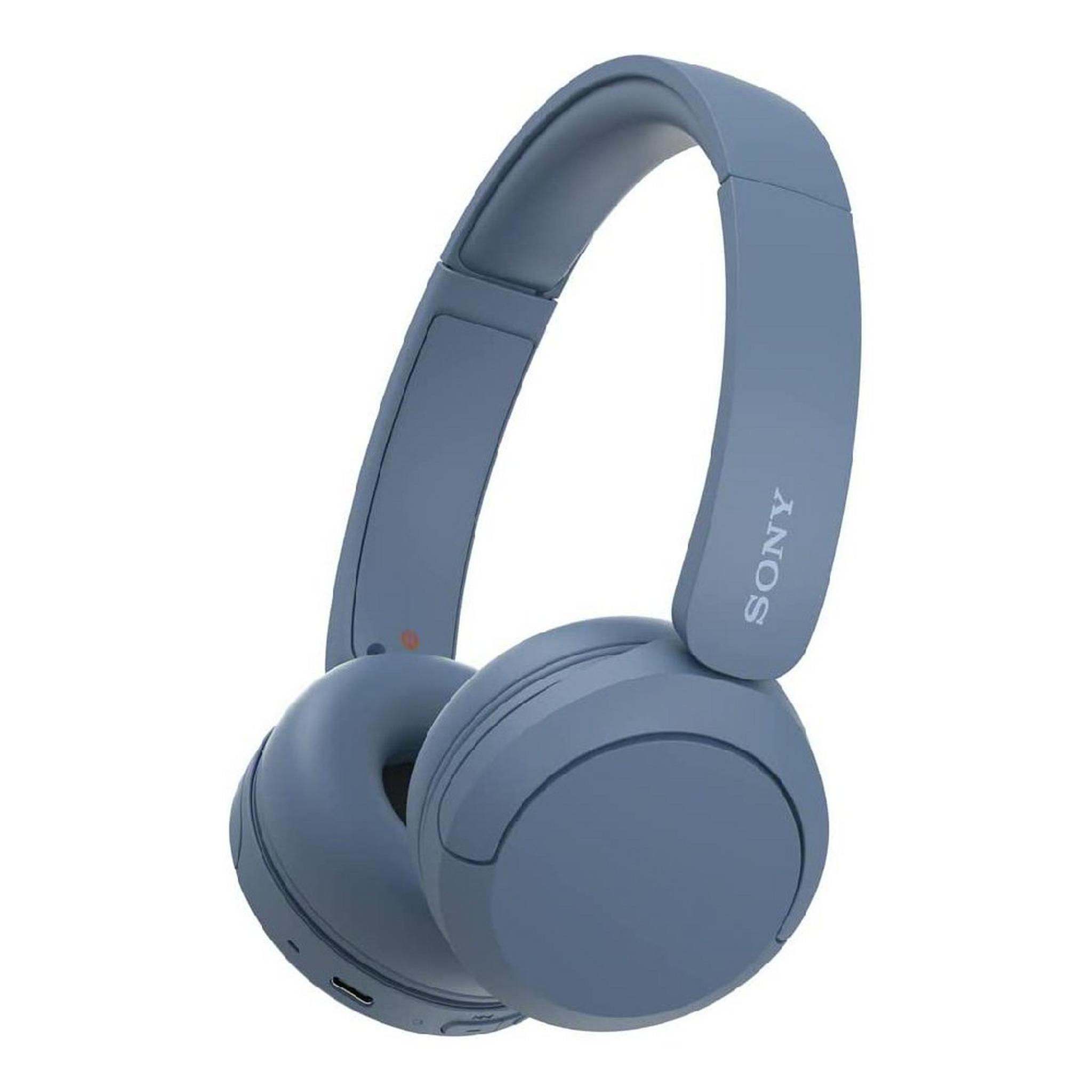 Sony Wireless Headphone with Microphone, WH-CH520/LZE - Blue