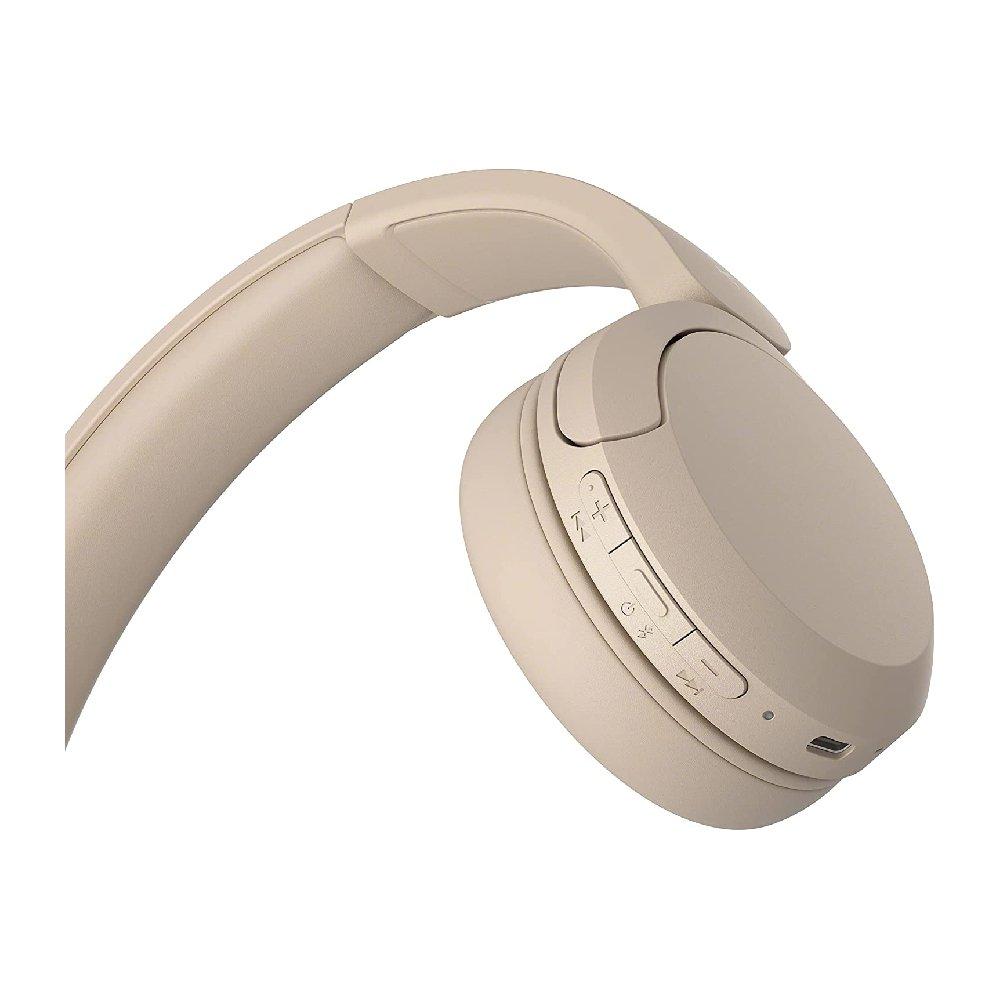 Sony Wireless Headphone with Microphone, WH-CH520/CZE - Beige