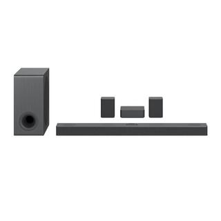 Buy Lg sound bar, subwoofer and surround speakers, 5. 1. 3 channel, 620 watts, s80qr – black in Kuwait