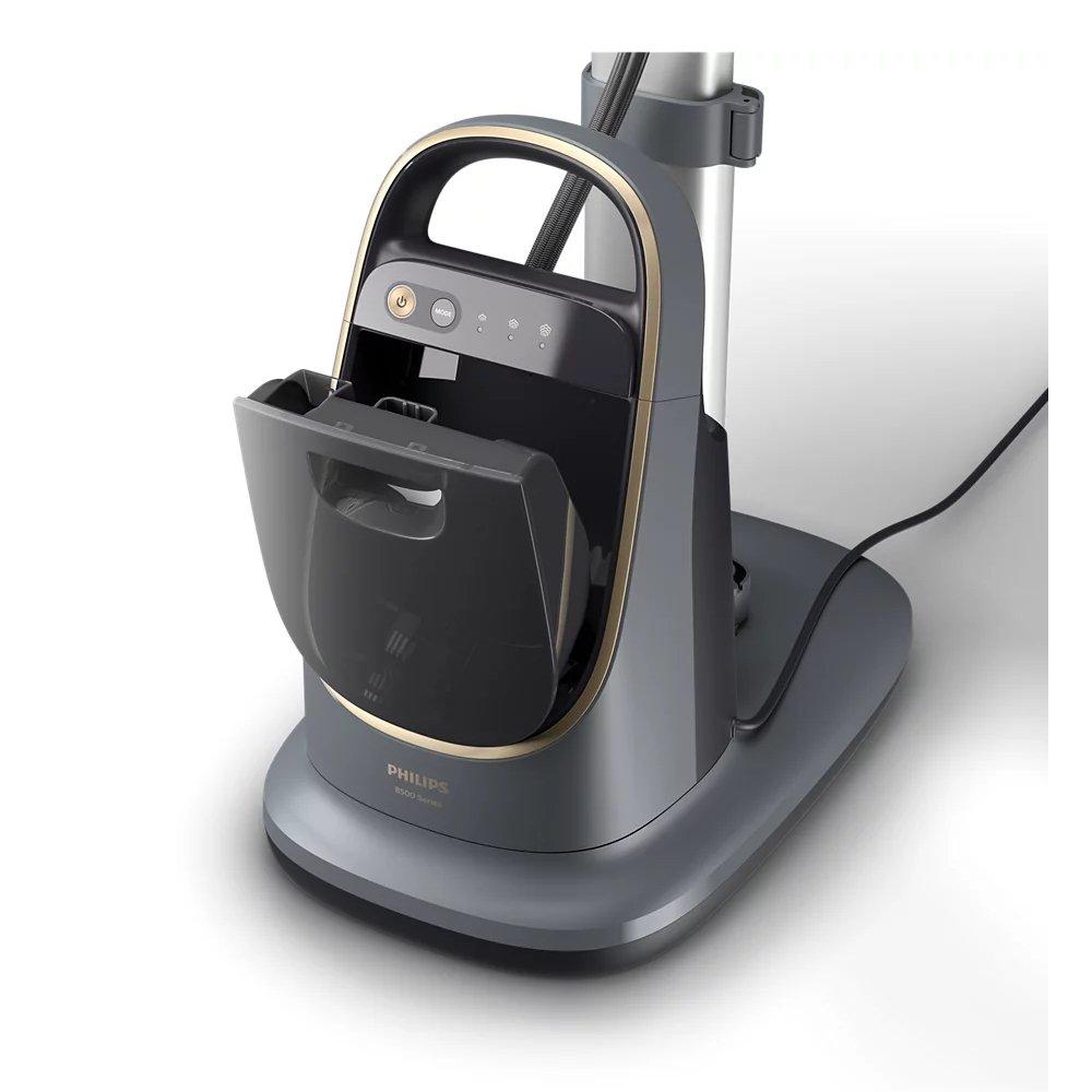 مكواة بخارية الكل في واحد سلسلة 8500 من فيليبس ، قدرة 2200 واط، سعة 1.2 لتر، AIS8540 - رمادي