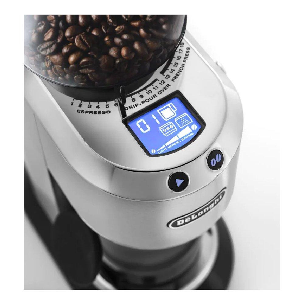 مطحنة القهوة من ديلونجي، KG521.M - فضي