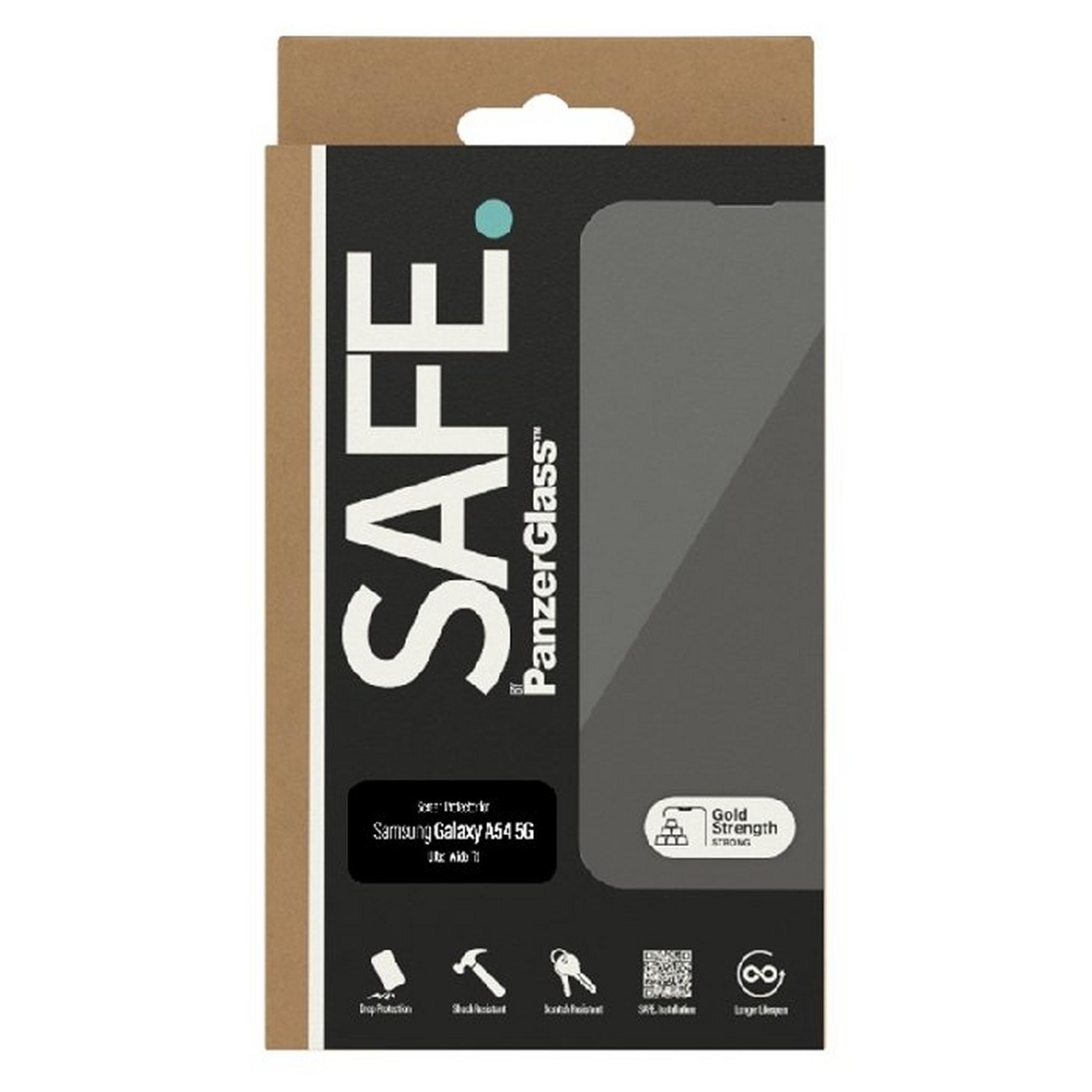 PanzerGlass Safe Screen Protector for Galaxy A54 5G, SAFE95332 - Clear