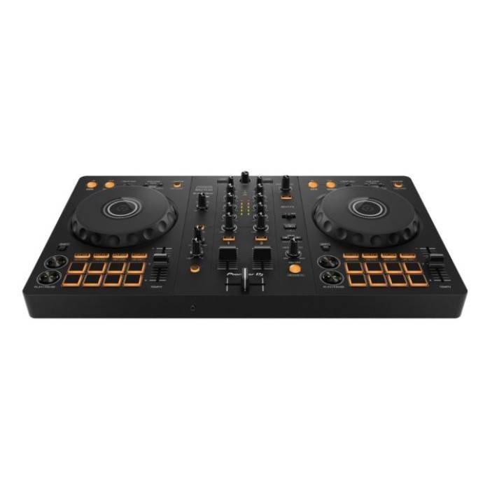 Pioneer DJ Controller 2-Deck Rekordbox and Serato DJ, DDJ-FLX4 - Black