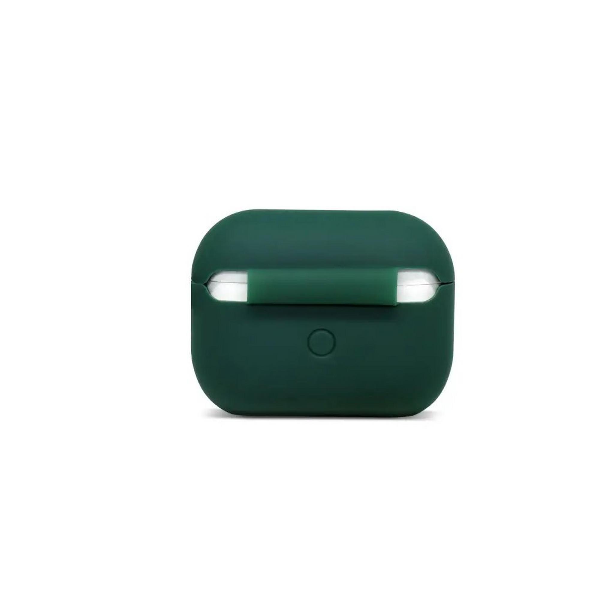 Hyphen Silicone + Clear Case For Apple Airpods Pro 2nd Gen, HAC-SCP2GR6890 - Green