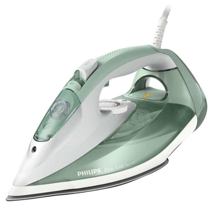 Buy Philips 7000 series steam iron, 2600w, dst7012/76 - green/grey in Saudi Arabia