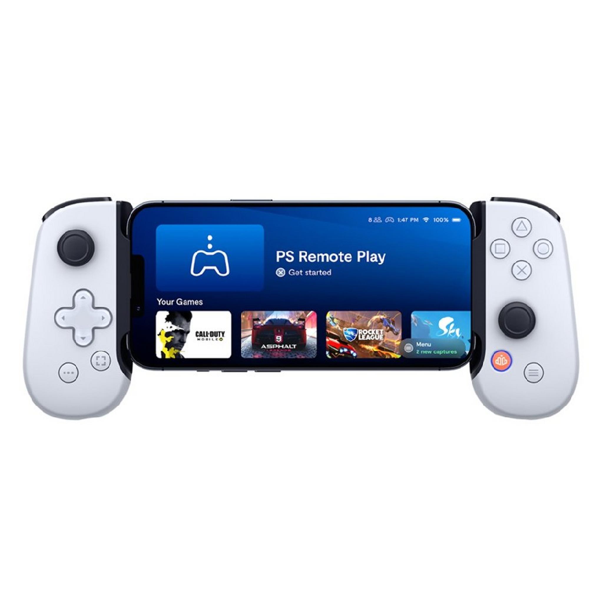 BACKBONE One Handheld iPhone Game Controller for PlayStation, BB-02-W-S – White