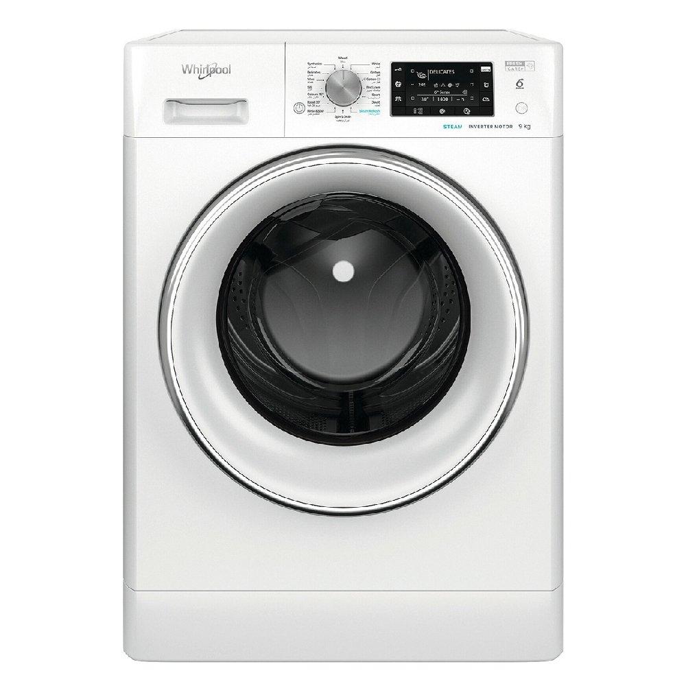 Whirlpool Front Load Washer 9 kg + Heat Pump Condenser Dryer 8 kg, Bundle, FFD 9469+FFT M11 – White