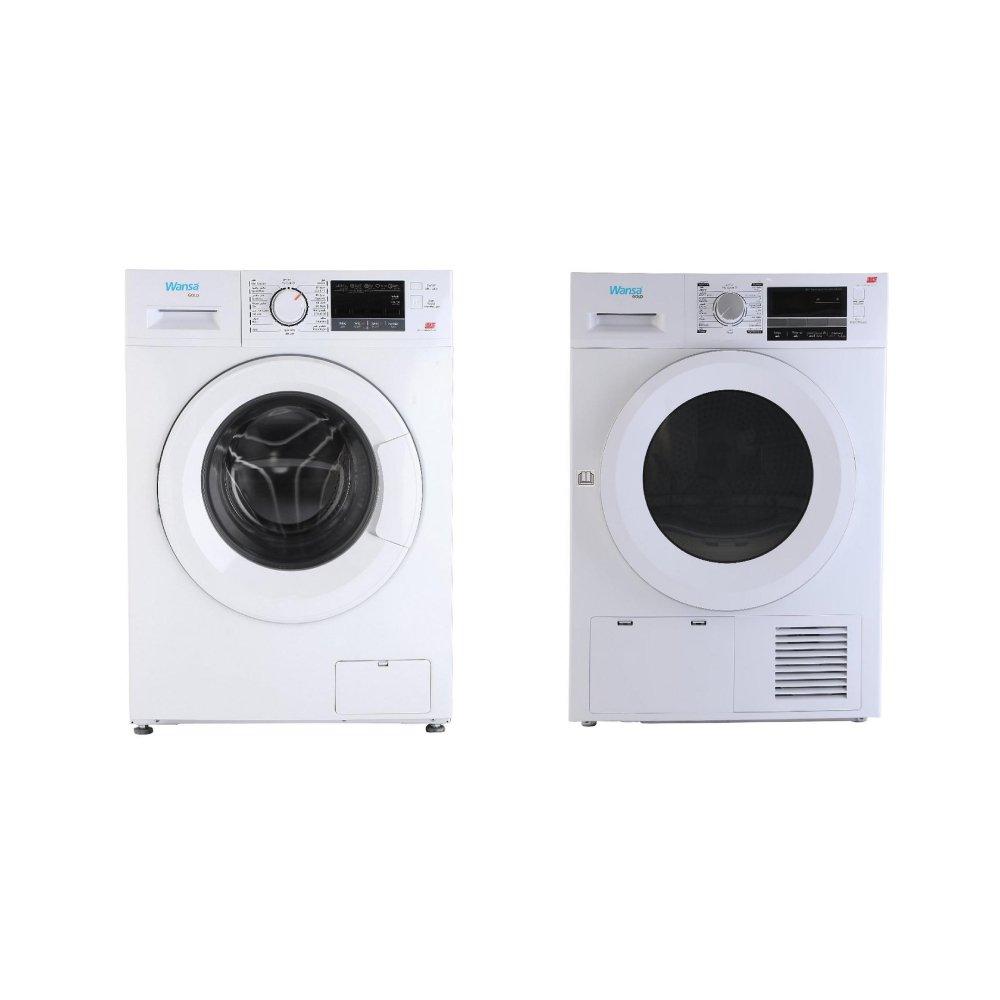 Wansa Gold 8kg Condenser Dryer + Front Load Washing Machine Shop
