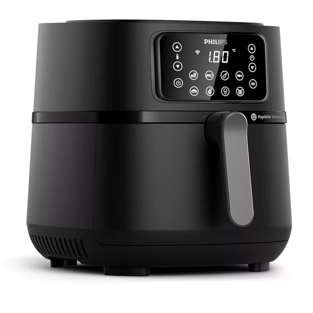 PHILIPS 5000 Series XXL Connected Air Fryer, 7.2 Liters, HD9285/93 - Black