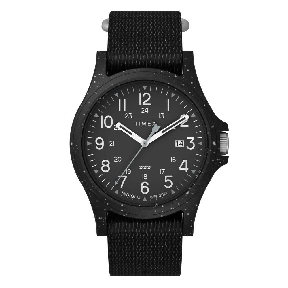 Timex reclaim ocean men's watch, analog, 40mm, fabric strap, tw2v81900
