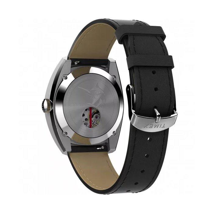 TIMEX Marlin Sub-Dial Automatic Men's Watch, Mechanical, 39mm, Leather Strap, TW2V62100 – Black