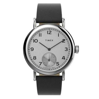Buy Timex standard sub-second men's watch, analog, 40mm, leather strap, tw2v71400– black in Kuwait