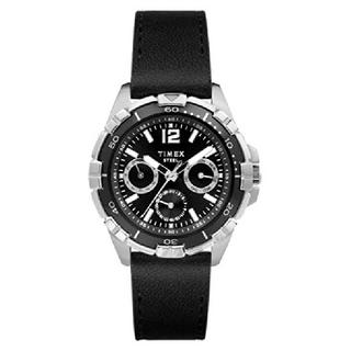 اشتري ساعة تيميكس للرجال، أنالوج، سوار جلد، 44. 5مم، tw2v79100 - أسود في الكويت