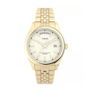 Buy Timex legacy women's watch, analog, 36mm, stainless steel strap, tw2v68300 – gold in Kuwait