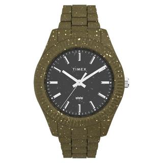 Buy Timex watch for men, analog, tide ocean material band, 42mm, tw2v77100 - green in Kuwait