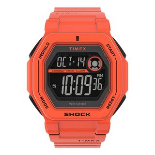 Buy Timex command encounter men's watch, digital, 45mm, resin strap, tw2v60000 – orange in Kuwait