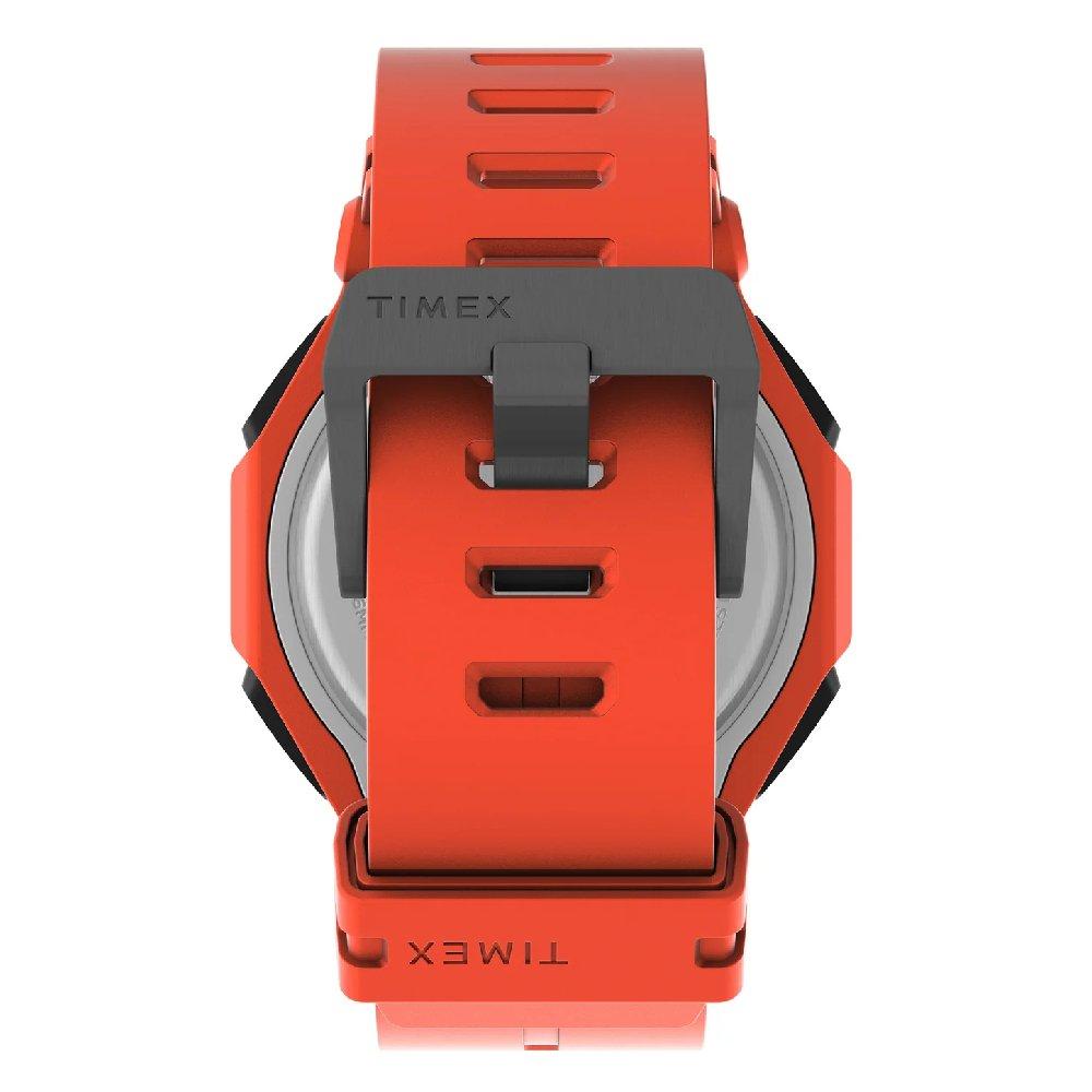 TIMEX Command Encounter Men's Watch, Digital, 45mm, Resin Strap, TW2V60000 – Orange
