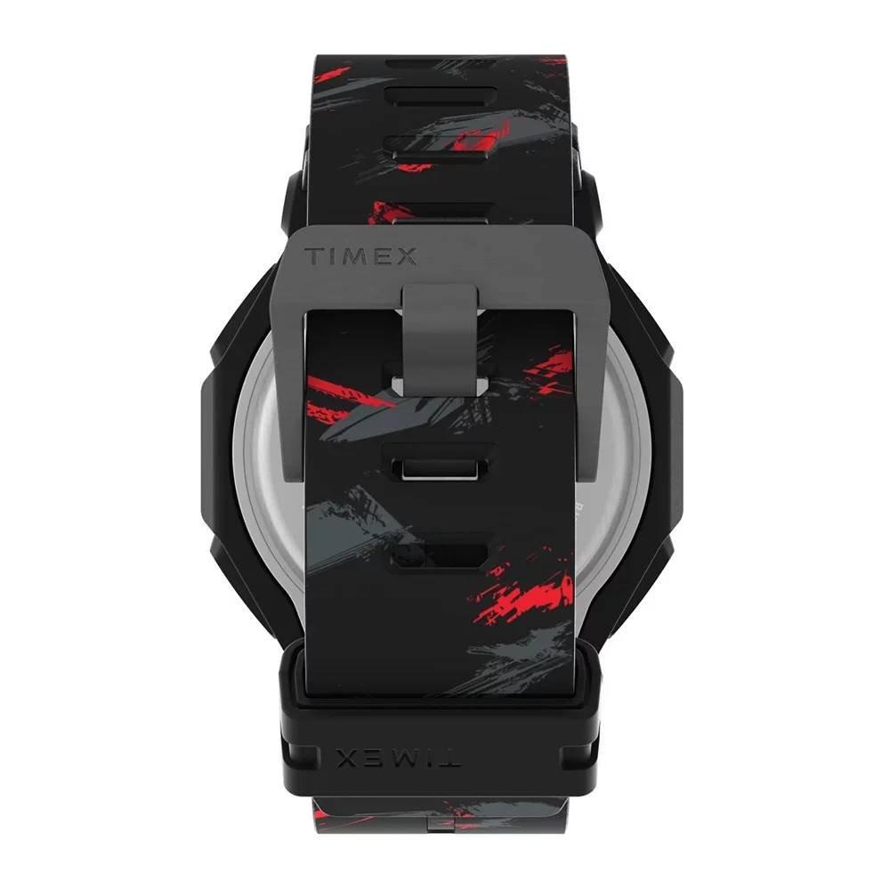 Timex UFC Colossus Men's Watch, Analog/Digital, 45mm, Resin Strap, TW2V85300 – Black