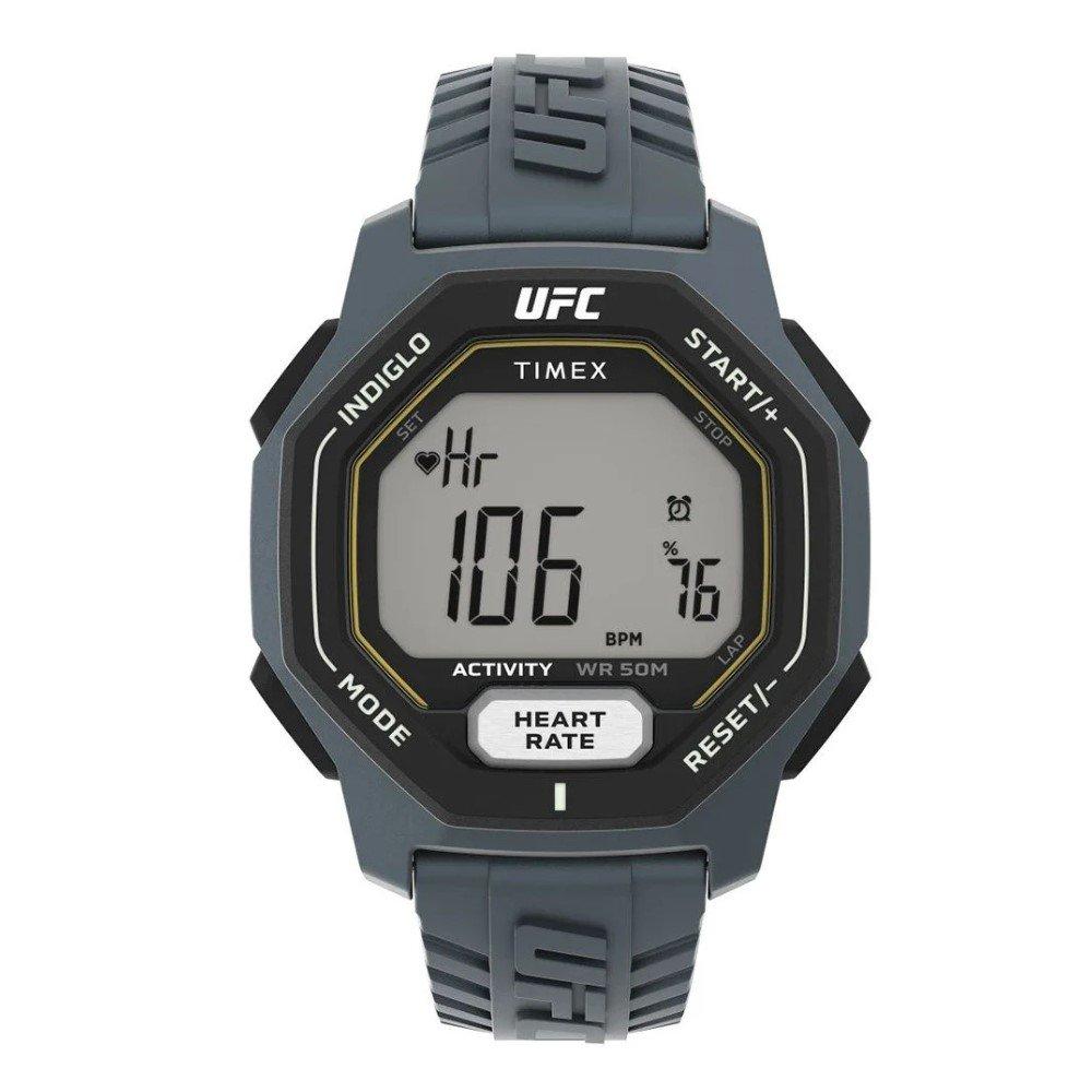 اشتري ساعة بيرفورمانس سبارك للرجال من تايمكس، رقمية، مقاس 46 ملم، حزام مطاطي، tw2v83900 - رمادي في الكويت