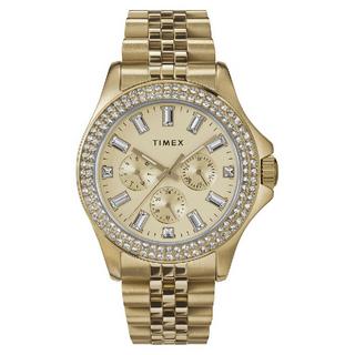 Buy Timex watch for women, analog, stainless steel band, 40mm, tw2v79400 - goldtone in Kuwait