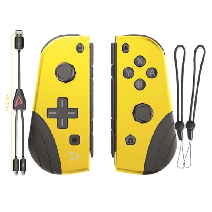 ذراع تحكم توين بادز اللاسلكية لنينتيندو سويتش من ستيل بلاي، JVASWI00081 - أصفر