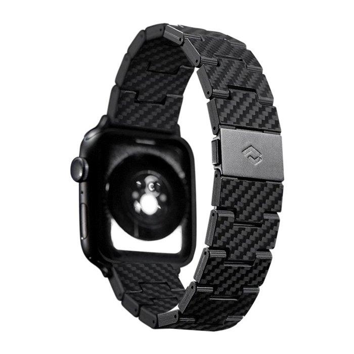 PITAKA Retro Karbon Band for Apple Watch 42/44/45/49 mm, AWB1004 – Carbon Fiber