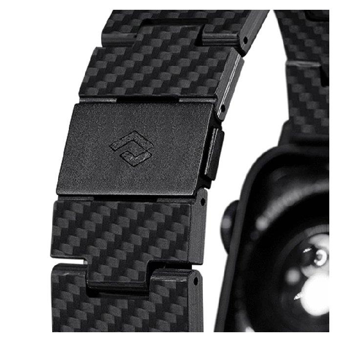 PITAKA Retro Karbon Band for Apple Watch 42/44/45/49 mm, AWB1004 – Carbon Fiber