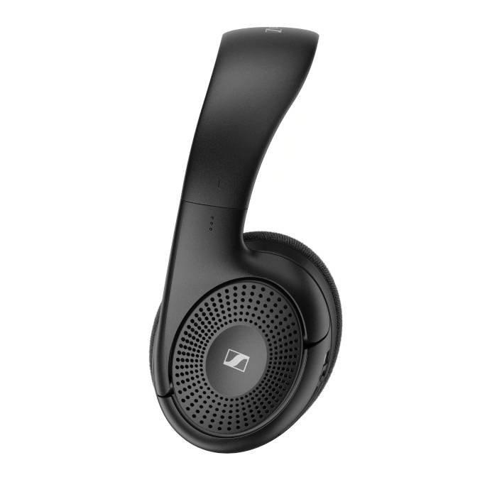 Sennheiser On-Ear Wireless Headphones for TV Listening, with Transmitter, Docking Station, and  Charger, RS 120-W - Black
