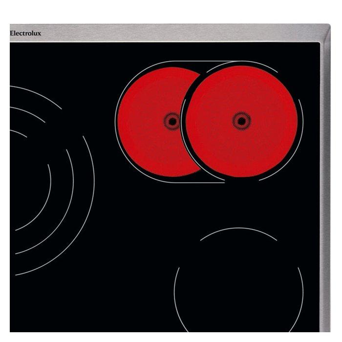 Electrolux 90cm Ceramic Built-In Electric Hob, 5 Burners, EHF9557XOK – Black