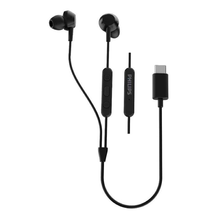 Philips Wired Inear headphone TAE5008BK/00 Black Xcite