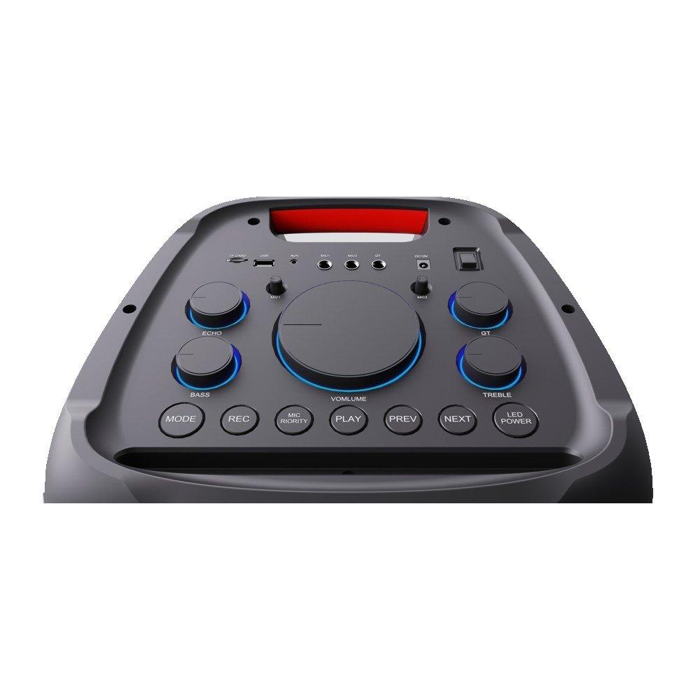 WANSA 10-Inch Party Speaker 110W, Flame-210D – Black