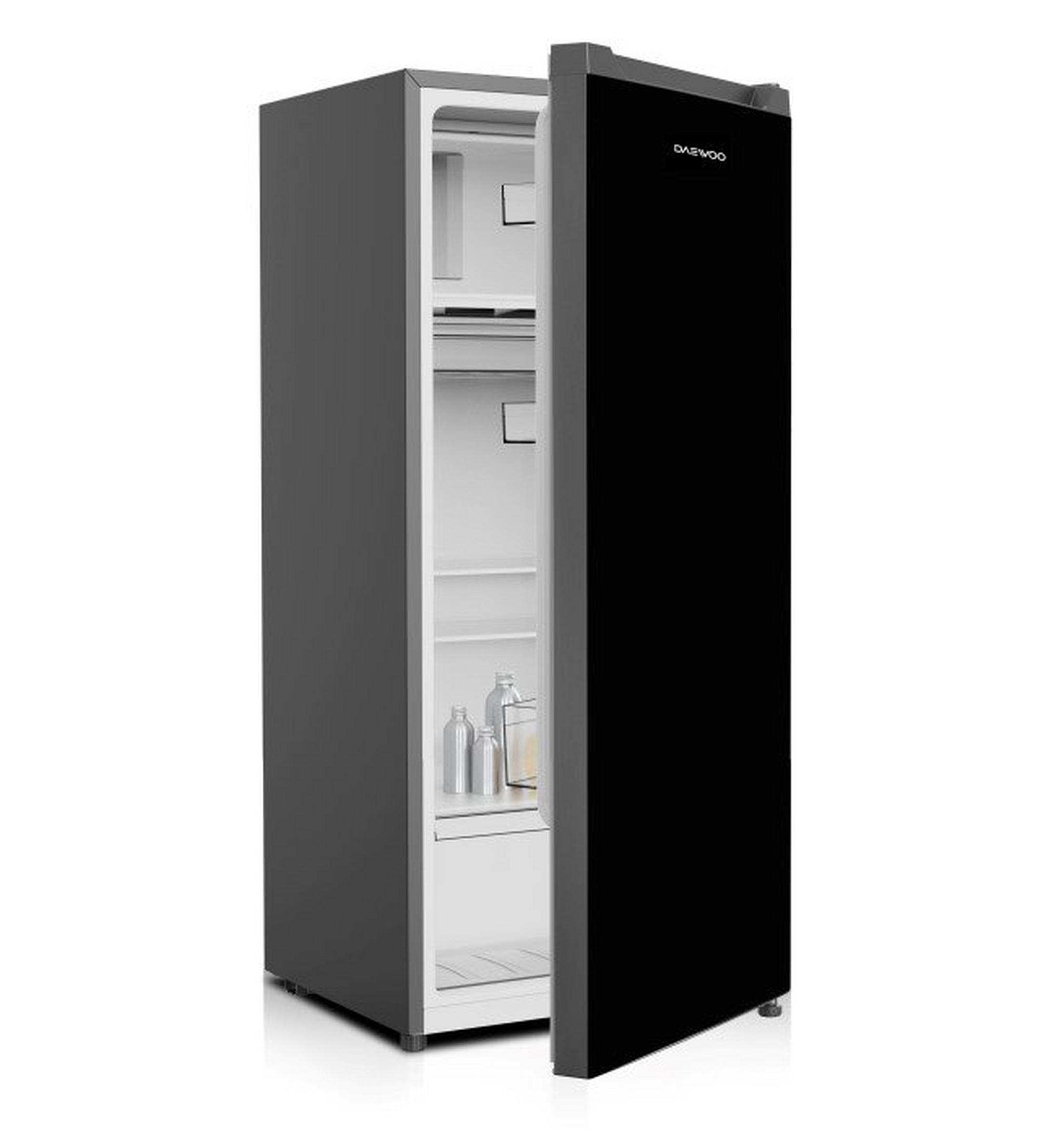 DAEWOO Single Door Refrigerator, 6 CFT, 175 Liters, DROG-175-DSC82 - Silver