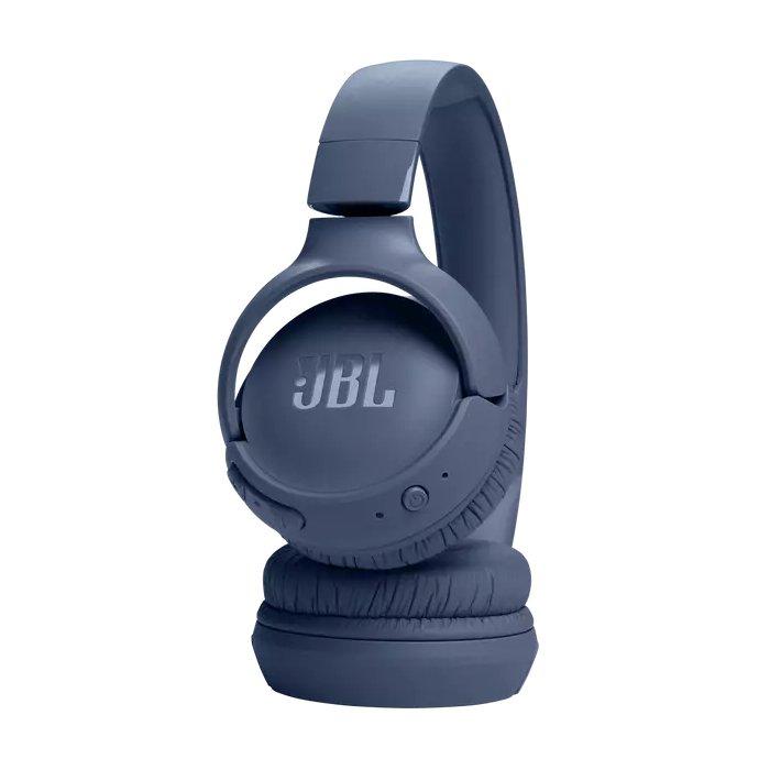 JBL Tune 520BT Wireless Over-Ear Headphones, JBLT520BTBLUEU - Blue