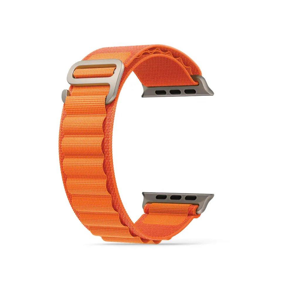 Buy Hyphen esse watch strap for apple ultra 49mm, large, ews-aulor496609 - orange in Kuwait