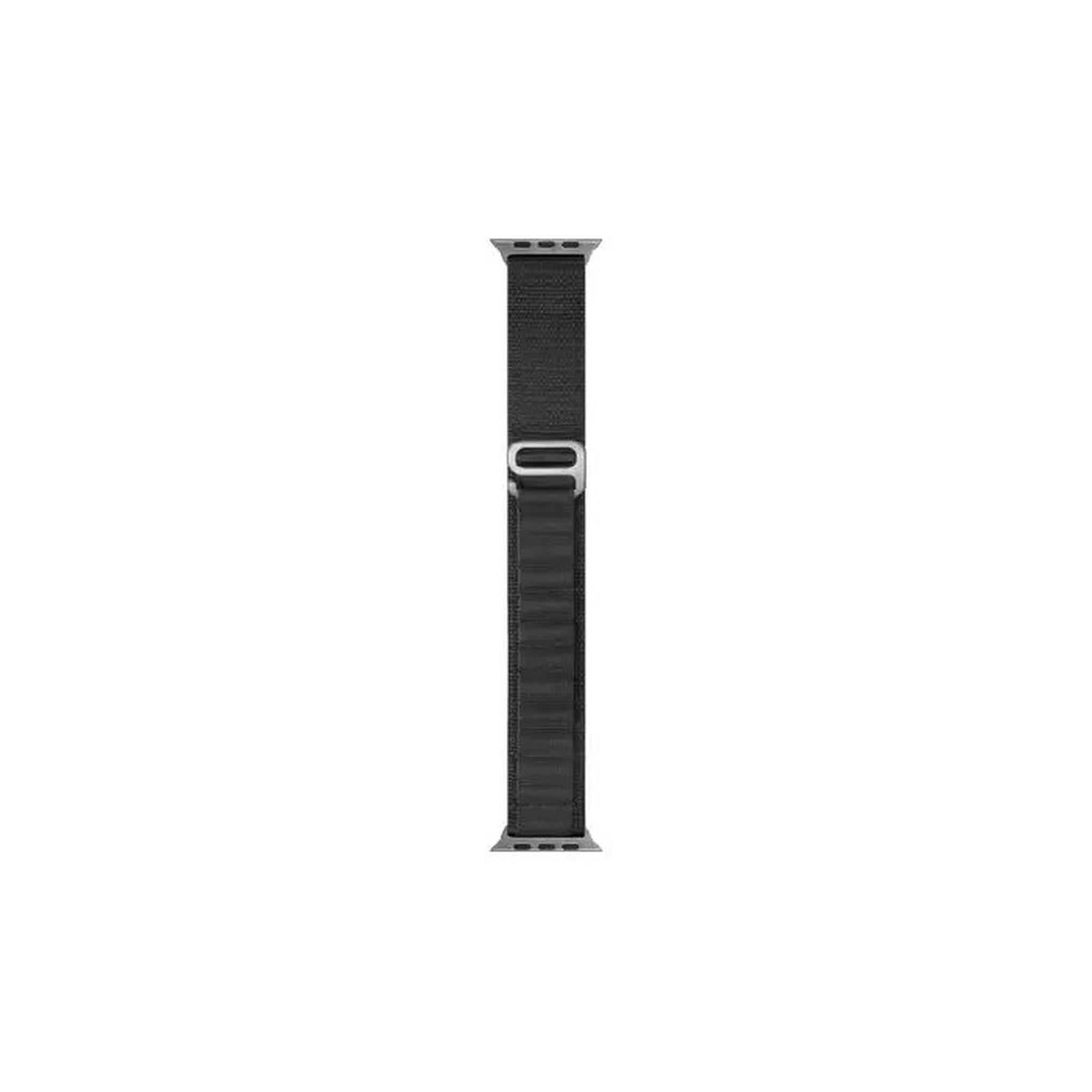 Hyphen Watch Strap Nylon for Apple Ultra 49mm Black| Xcite