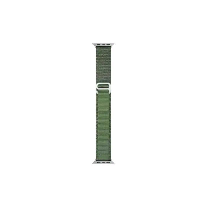 Buy Hyphen watch strap nylon loop for apple ultra 49mm, large, hws-aulgn496562 - green in Kuwait