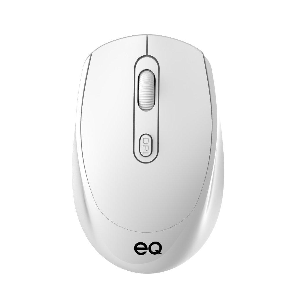 اشتري ماوس اكس6 من اي كيو 4دي صامت لاسلكي، 2. 4 جيجاهرتز، eq-x6-wht - أبيض في الكويت