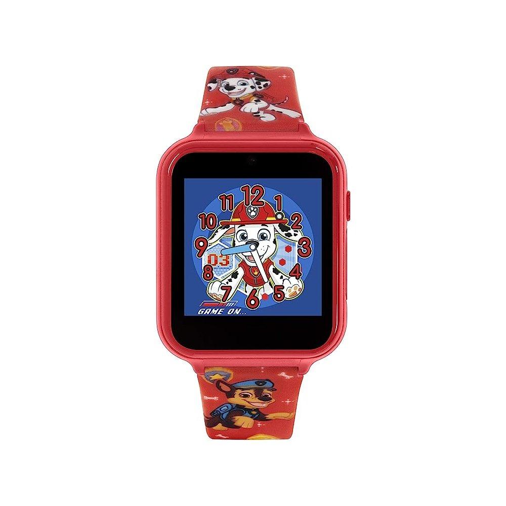 ساعة باو باترول الذكية للأطفال من ديزني، ديجيتال، 41مم، بسوار مطاط، PAW4275