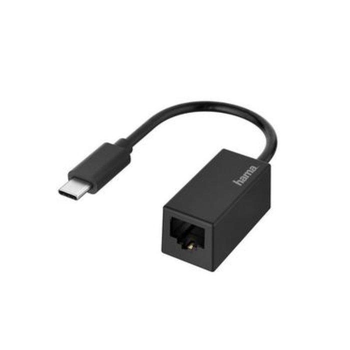 HAMA Network Adaptor Cable, USB-C Plug, 200322 – Black