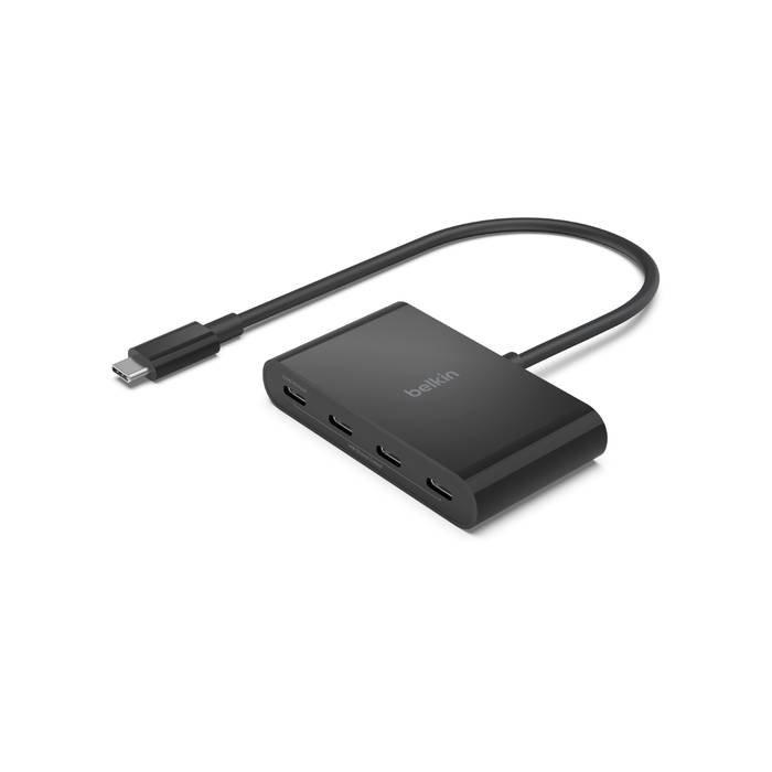 Buy Belkin usb – c to 4-port usb-c hub – black in Kuwait