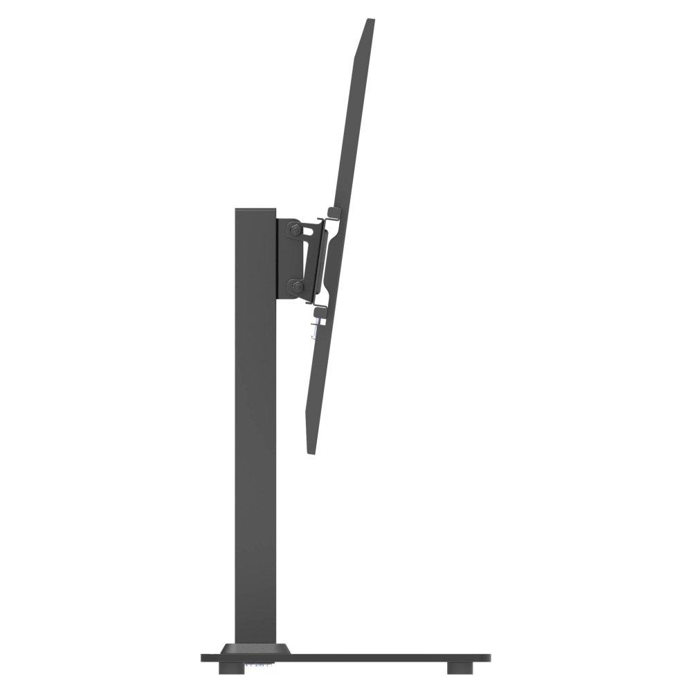 حامل تلفاز مع قاعدة زجاجية من ونسا، يناسب الشاشات بقياس 23 إلى 55 بوصة، بحجم 45 كجم، STS02-44 - أسود