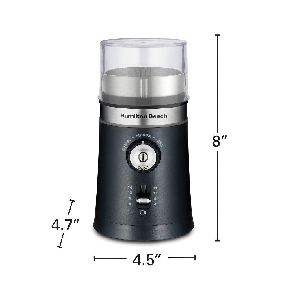 Hamilton Beach Coffee Grinder 150W, 80393RME Black Xcite