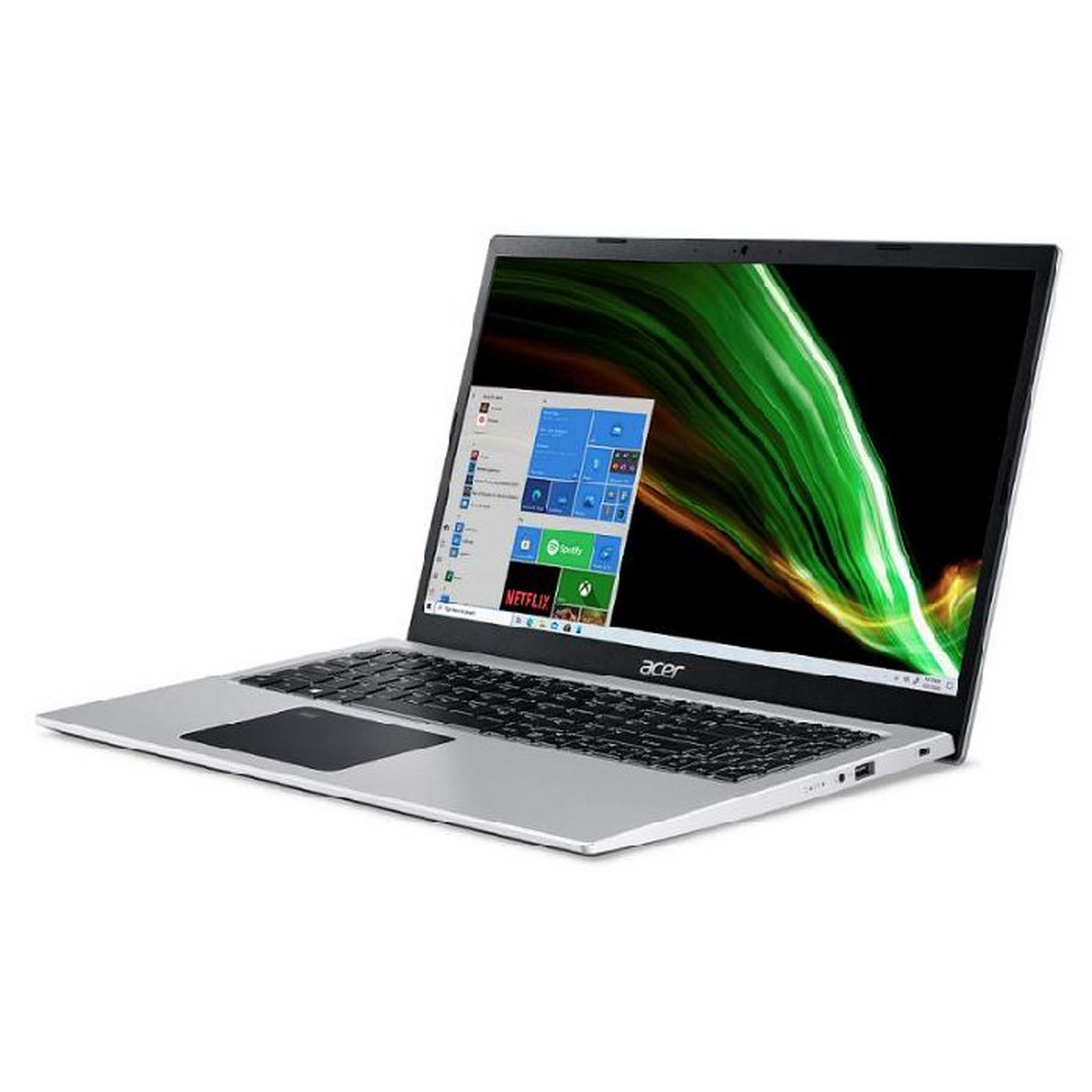 Acer Aspire A315 Laptop, 15.6inch, Intel Core i3, 8GB RAM, 128GB, Intel Graphics Shared , Windows 11 Home, NX.AT0EM.007 – Silver