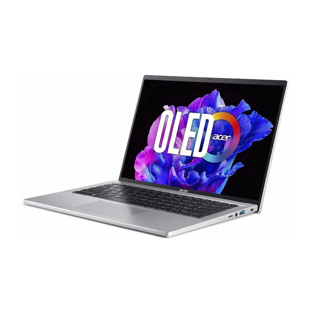 Acer Swift Go Laptop, Intel Core i7, 16GB RAM, 1TB SSD, 14-inch, Intel Graphics Shared, Windows 11 Home, NX.KMZEM.001 - Silver