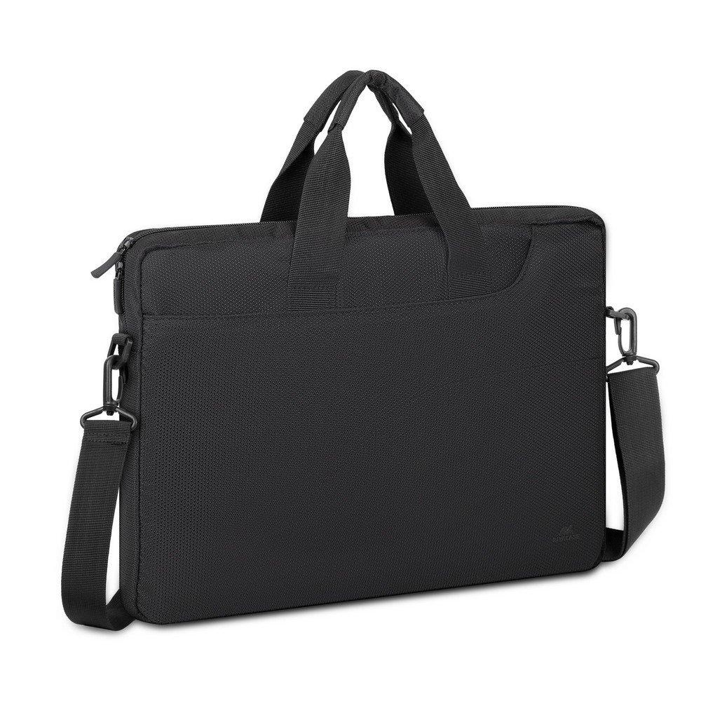 RIVACASE 15.6" Laptop Shoulder Bag, 8035 – Black