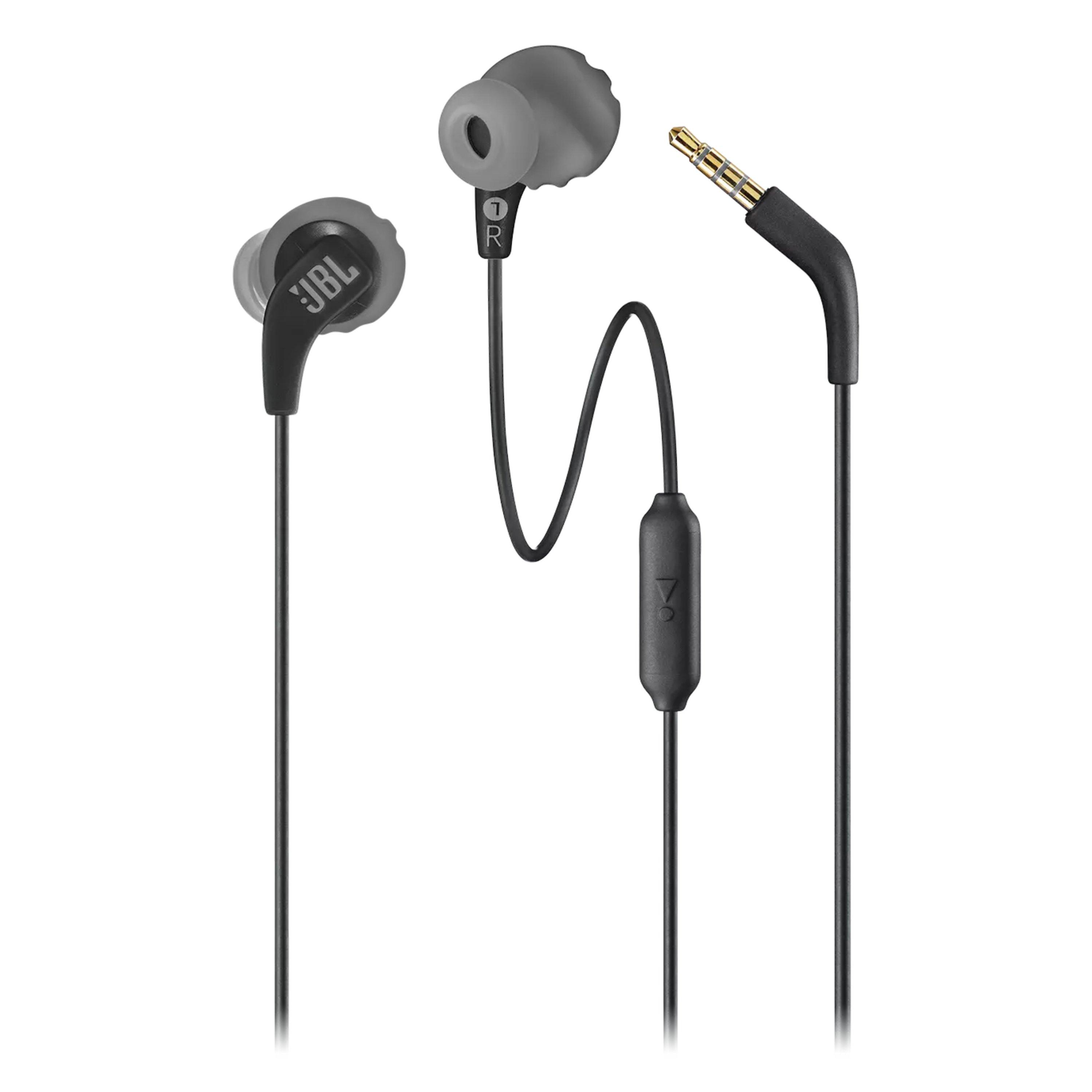 JBL Endurance Run 2 Wired Earphones JBLENDURRUN2BLK - Black