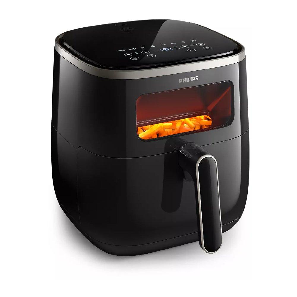 Philips 3000 Series XL Digital Window Air fryer, 1700W, 5.6 L, HD9257/80 - Black